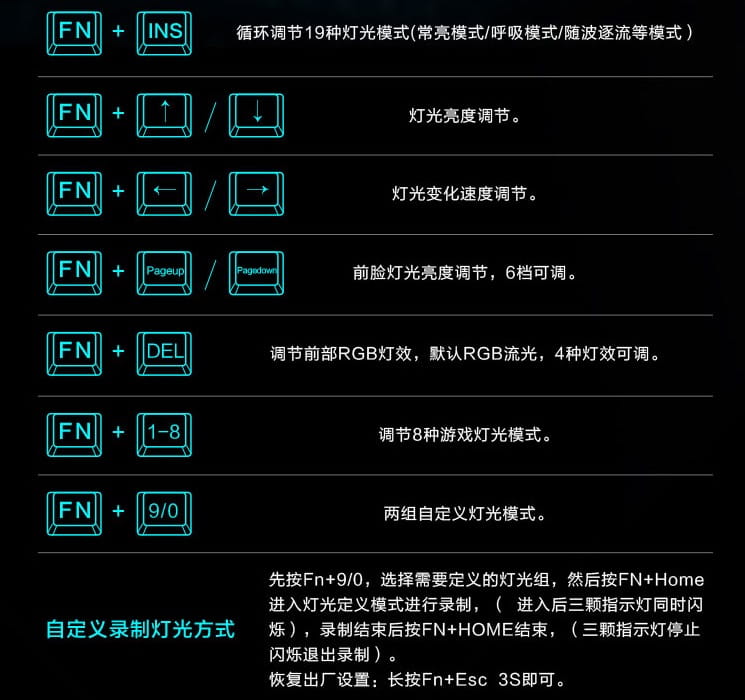 雷神玄龙无线机械键盘