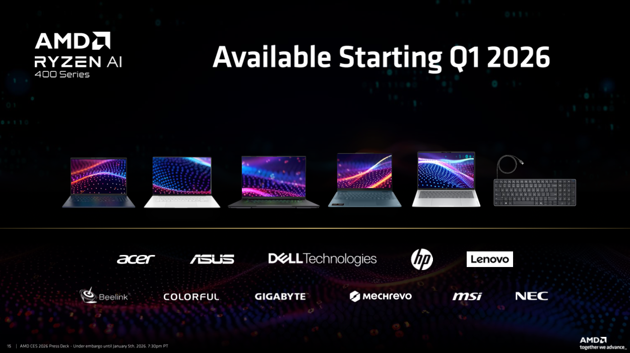 AMD CES 2026全栈发力：锐龙 AI 处理器 + ROCm 软件，筑牢 AI 生态领先地位