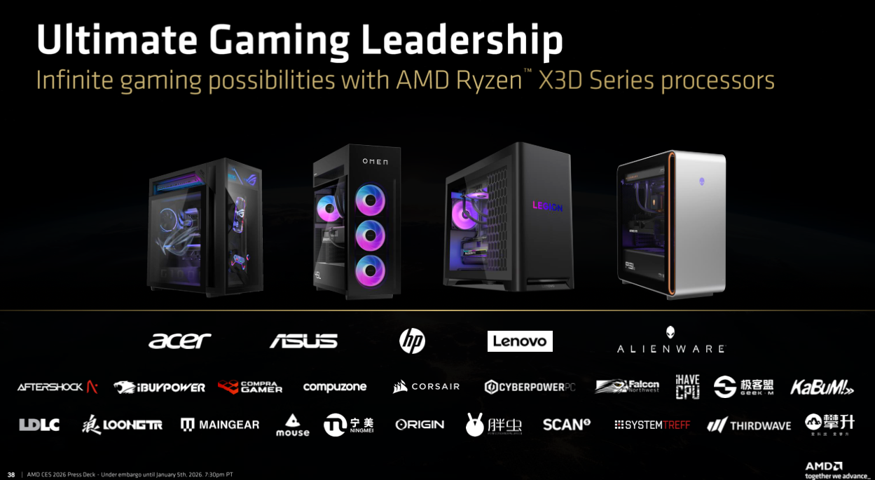 AMD CES 2026全栈发力：锐龙 AI 处理器 + ROCm 软件，筑牢 AI 生态领先地位