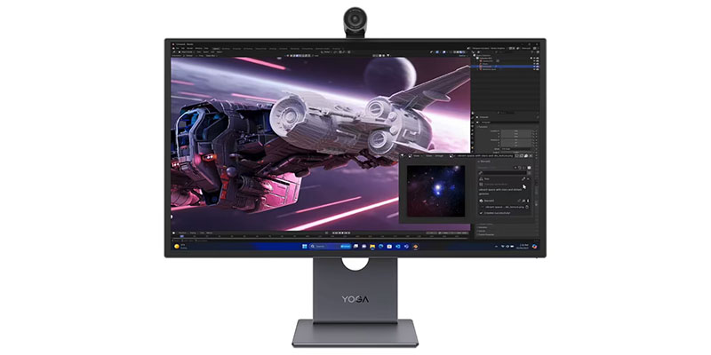 联想Yoga Pro 27UD-10显示器CES 2026亮相 4K QD-OLED屏