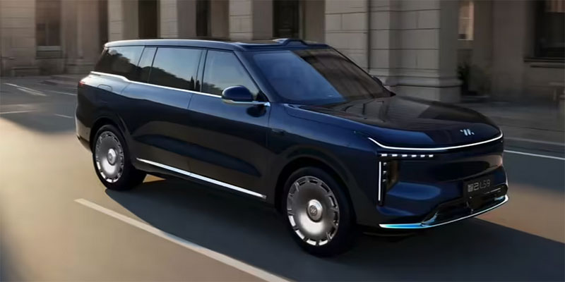智己首款中大型增程SUV LS9完成工信部申报 大饼轮毂太吸睛