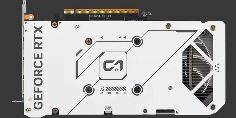 白加灰面盖设计 华硕推出RTX5060系列Dual双风扇显卡