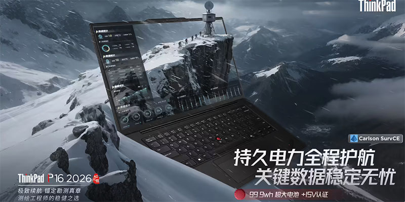 ThinkPad P16 2026 AI元启版预热：双层OLED触控屏+专业显卡