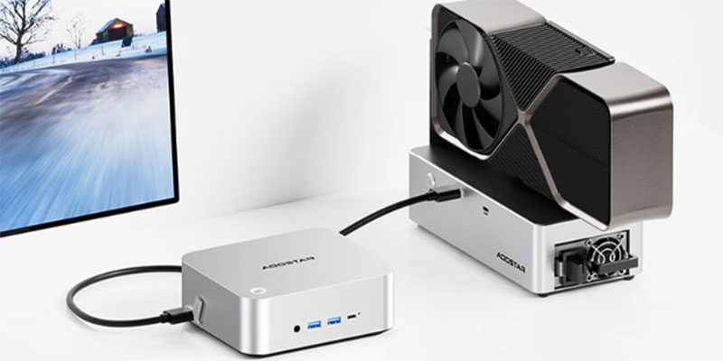 天钡推出锐龙7 PRO 6850U/H版MACO迷你主机 板载24GB内存主打强扩展性