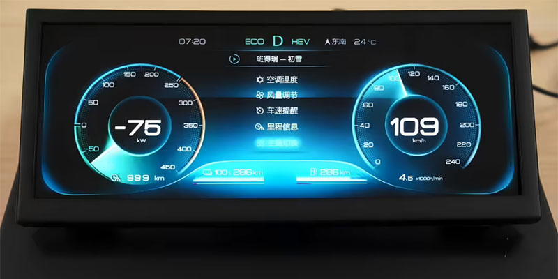 HKC惠科推出12.3英寸RGB Mini LED车载屏 完成全尺寸技术布局