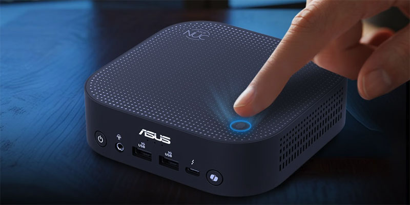 华硕NUC 14 PRO AI MINI迷你主机国内上市 商用定位5799元起售