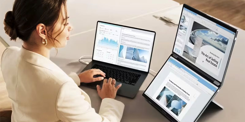 优派推出VG1457双屏便携屏 1.36kg轻量化设计赋能移动三屏办公