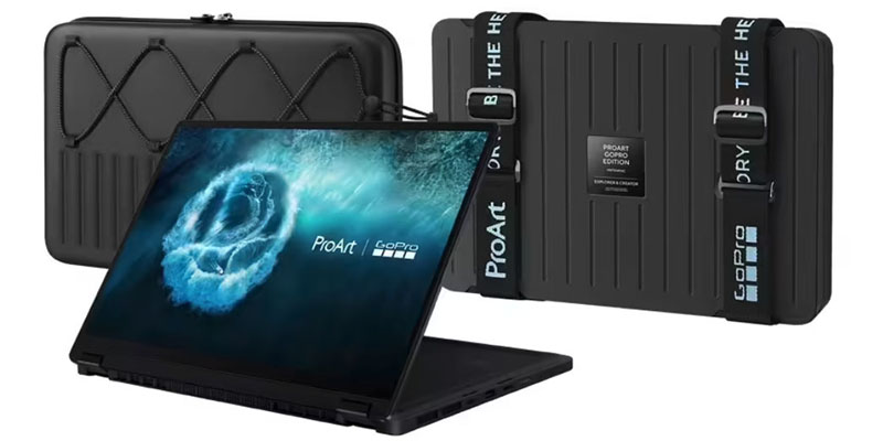 华硕CES 2026推出GoPro联名ProArt翻转本 首创环保收纳设计+AI影音整合