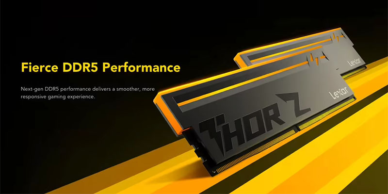 雷克沙推出THOR Z RGB DDR5内存 32GB套件稳跑6000 MT/s