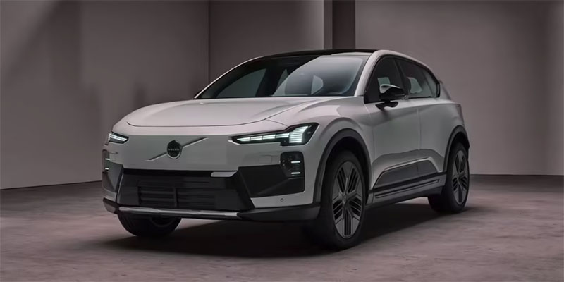 沃尔沃EX60搭载鲨鱼鳍电子门把手 双冗余设计破解救援安全难题