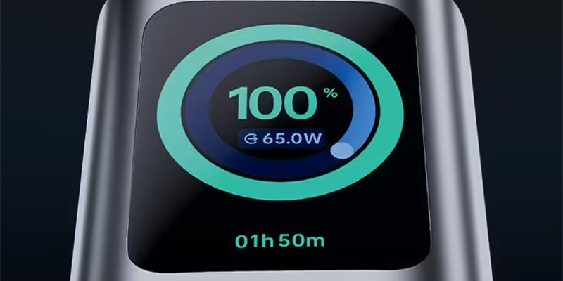 追觅165W带屏自带线移动电源上架 399元主打高效快充