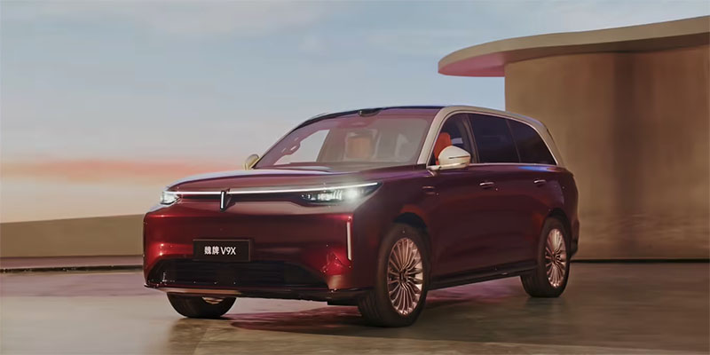 长城归元S平台首款车型魏牌V9X今日亮相 定位AI豪华六座旗舰
