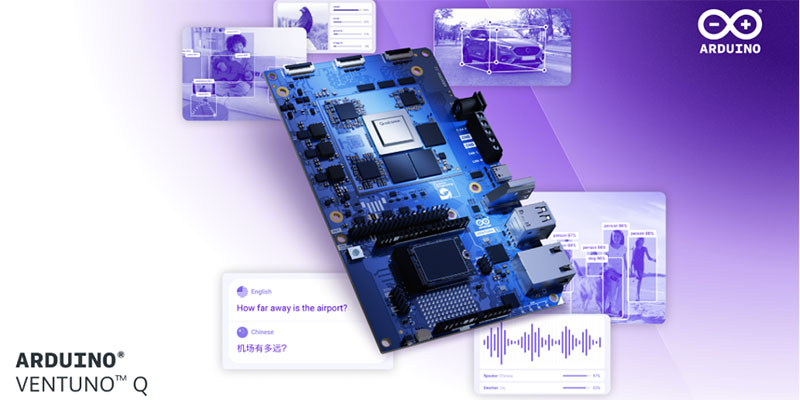 Arduino宣布推出搭载高通跃龙IQ-8系列的Arduino VENTUNO Q