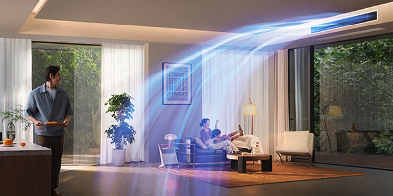 小米米家中央空调双风轮5匹一拖四上架 定价21499元，高效节能更智能