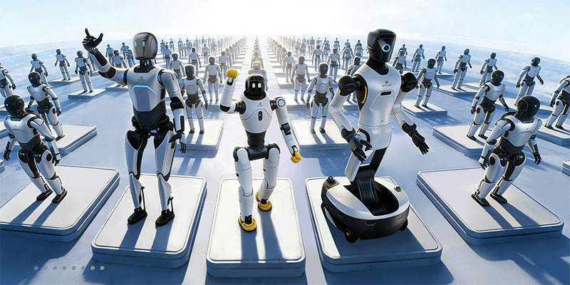 智元机器人第10000台产品下线 量产提速领跑全球人形机器人市场