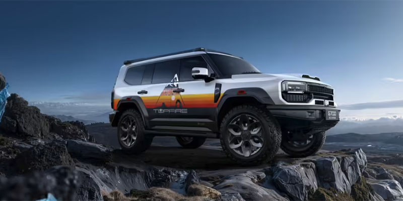 捷途纵横G700顶火鸣镝版正式上市 限时39.99万 主打专业官改越野