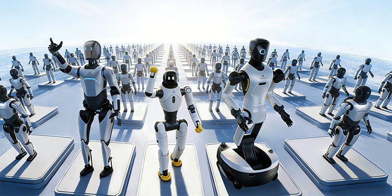 智元官宣AI发布周4月7日启动 密集亮相具身智能成果 机器人量产突破万台