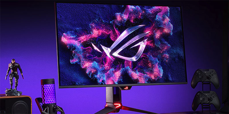 ROG新款OLED电竞显示器上架：4K240Hz/FHD480Hz双模